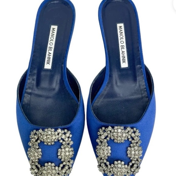 Manolo Blahnik Hangisi Mules size 36 - Picture 3 of 10